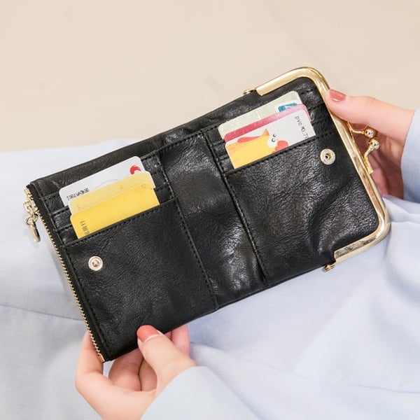 Mini Fashion Damen Quadratische Kurze Geldbörse