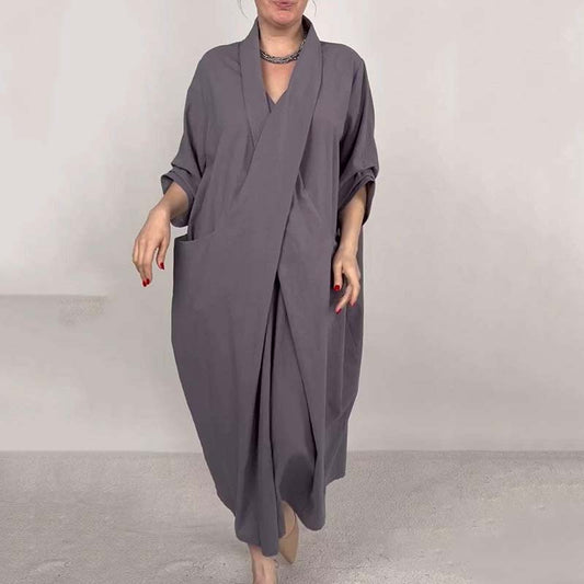 Stilvolles, einzigartiges, lockeres Cross-Kleid für Damen