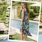 💥Halbpreis-Ausverkauf🔥👗🌊 Damen Sommerkleid – Locker, Ärmellos, V-Ausschnitt mit Taschen, Ideal für Strand & Freizeit
