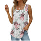 🔥49% Rabatt!🌸Blumen-Camisole mit quadratischem Ausschnitt – Boho-Stil, seitlicher Schlitz, leicht & luftig ✨