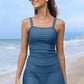 🩱Damen Vintage Bauchweg Zweiteiliger Tankini-Badeanzug
