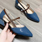🔥49 % RABATT🔥Sandalen mit spitzer Spitze und niedrigem Absatz