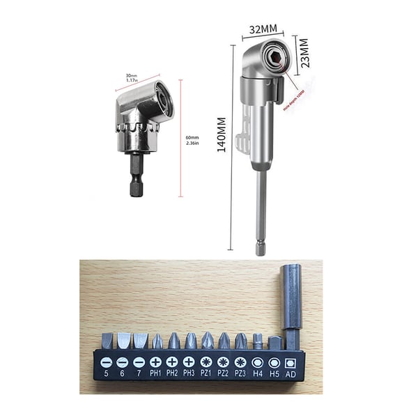 Corner Tool Schraubnabe mit Multifunktions-Biegeschraubendreherbit