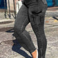 Skinny Jeans mit Pattentasche und Reißverschluss an der Seite