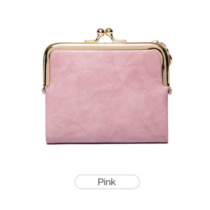 Mini Fashion Damen Quadratische Kurze Geldbörse