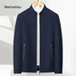 👑Fliwos® Herren Stehkragen Zipper Freizeitjacke