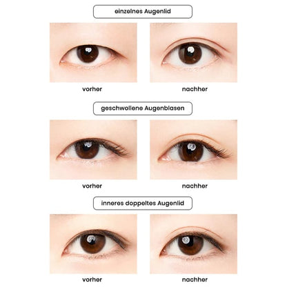 Unsichtbarer doppelter Augenlidaufkleber
