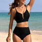💥Strand-Hit✨Damen Push-Up Bikini mit hoher Taille