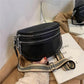 👝Schulter-Satteltasche aus massivem Leder für Damen, Brusttasche mit mehreren Taschen