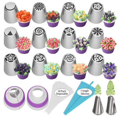 Flower Frosting Tips Nozzles Set