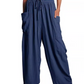 👖Freizeithose aus Leinen mit weitem Bein für Damen