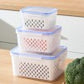 🥗 49% Rabatt! 🧊 5er-Set Kühlschrank-Aufbewahrungsboxen – stapelbare Obstboxen mit abnehmbarem Sieb, BPA-frei, ideal für Picknicks und Camping 🥦