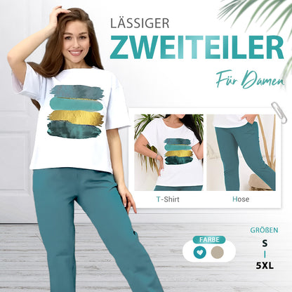 🔥【Trend 2025】Schicker Freizeit-Zweiteiler - Bequem & Stilvoll