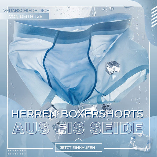 ✨49% Rabatt✨Herren Eis Seiden Boxershorts Unterwäsche