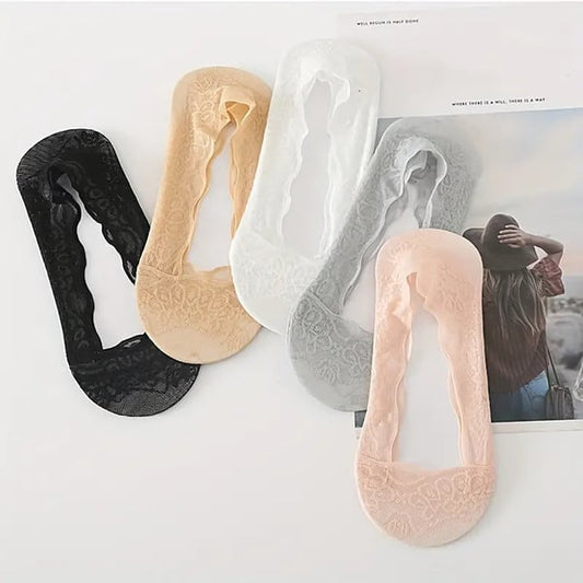 (🎁2024 Neujahrsverkauf🎁)🧦 Spitzen-No-Show-Liner-Socken für Damen