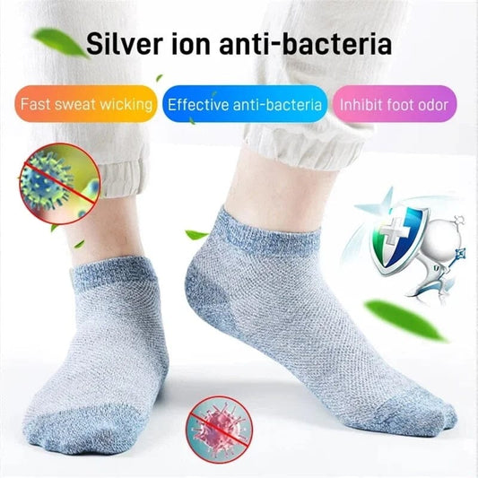 Atmungsaktive antibakterielle Deo-Socken für Herren (5 Paar)
