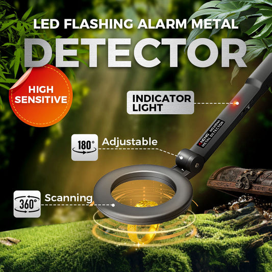 High Sensitive Detection LED Flashing Alarm Metal Detector