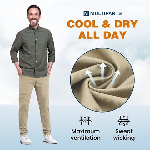 🥰Strapazierfähige Cargohose mit hoher Elastizität und mehreren Taschen
