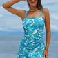 🩱Damen Vintage Bauchweg Zweiteiliger Tankini-Badeanzug