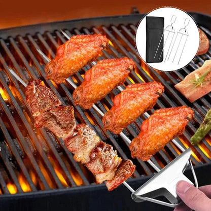 🔥Heißer Sale 49% RABATT🔥3-Wege-Grillspieße – GrillSavant