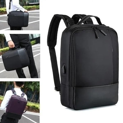 (🎁Hot Sale zu Weihnachten 2023🎁- Sparen Sie 48 % RABATT) Hochwertiger, diebstahlsicherer Laptop-Rucksack mit USB-Anschluss