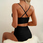 💥Strand-Hit✨Damen Push-Up Bikini mit hoher Taille