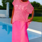 2-teiliges Set aus Bluse mit Aussparungen und ärmellosem Kleid