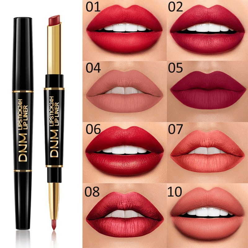 🔥Wasserfester 2-in-1-Lippenstift-Lipliner