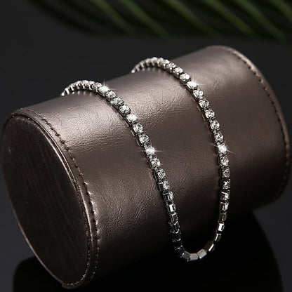 (🎁Neujahrs-Schönheitsverkauf 2024🎁)💥Tenniskette „Kristall“ + kostenloses Armband