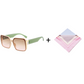 🌸Sommer-Special – zeitlich begrenztes Angebot💐 Retro-Sonnenbrille im quadratischen Design mit UV-Schutz