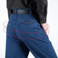 💥49% Rabatt🔥Herren Jeans mit hoher Taille und geradem Schnitt
