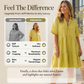 🌸 49 % RABATT JETZT! 🌸 Bequemes, einfarbiges Kleid mit Reversknopfleiste
