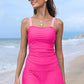🩱Damen Vintage Bauchweg Zweiteiliger Tankini-Badeanzug