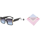 🌸Sommer-Special – zeitlich begrenztes Angebot💐 Retro-Sonnenbrille im quadratischen Design mit UV-Schutz