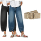 🔥2026 Hot Sale 🔥Lässige Damenjeans mit überkreuzten Trägern und weitem Bein für jede Jahreszeit