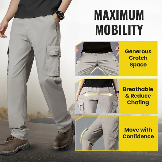 💖49% RABATT👖 Strapazierfähige, ultrakomfortable Hose mit lockerer Passform und mehreren Taschen