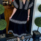 45%Rabatte✨ Damen-Boho-Maxikleid mit V-Ausschnitt✨
