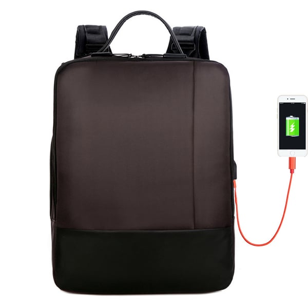 (🎁Hot Sale zu Weihnachten 2023🎁- Sparen Sie 48 % RABATT) Hochwertiger, diebstahlsicherer Laptop-Rucksack mit USB-Anschluss