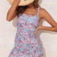 🩱Damen Vintage Bauchweg Zweiteiliger Tankini-Badeanzug