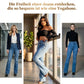 Stretch-Schlagjeans mit hoher Taille