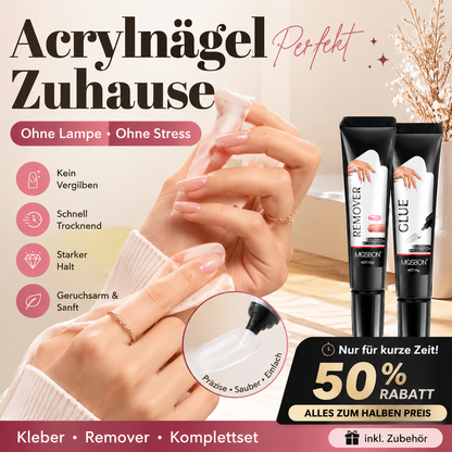 📢📢50 % Rabatt!!🥳💞 50K+ VERKAUFT! ⚡💅 Nagelgel-Set (mit präziser Applikatorspitze & Lösungsflüssigkeit) – extrem langanhaltend & stark 🛡️