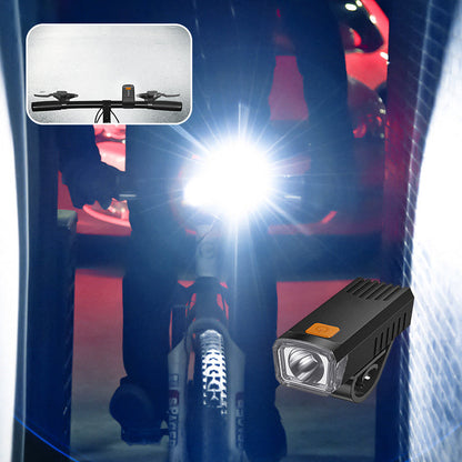 🚴‍♂️ Wasserdichter, wiederaufladbarer LED-Fahrradscheinwerfer mit Clip – Hell und langlebig ✨