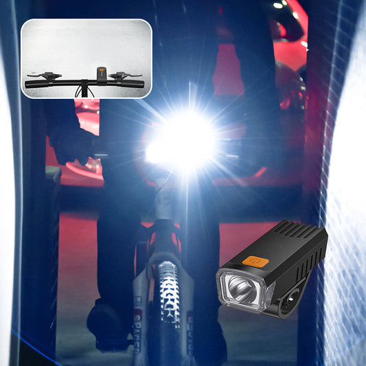 🚴‍♂️ Wasserdichter, wiederaufladbarer LED-Fahrradscheinwerfer mit Clip – Hell und langlebig ✨