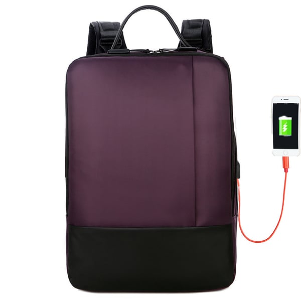 (🎁Hot Sale zu Weihnachten 2023🎁- Sparen Sie 48 % RABATT) Hochwertiger, diebstahlsicherer Laptop-Rucksack mit USB-Anschluss