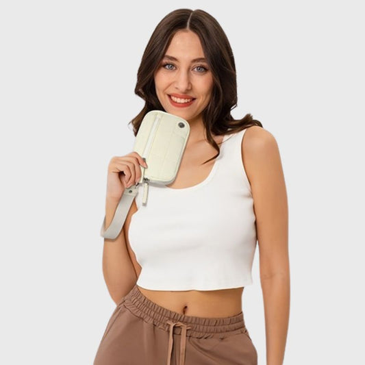 🔥Letzter Tag 49% RABATT | Puffer-Handgelenk-Geldbörse fürs Handy💜