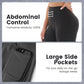 🔥 49% Rabatt – Nur kurze Zeit! ✨ Damen Hochtauch-Sporthose mit 2 Taschen: Feuchtigkeitsableitend & bauchkontrollierend 🏃‍♀️