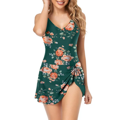 🩱Damen Badeanzug mit Bauchkontrolle, figurbetonter Passform und Plus-Size-Optionen