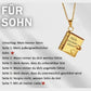 Herz-Buch-Halskette Aufklappbar – 🌸Besonderes Geschenk für Familie✨～