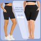 🔥 49% Rabatt – Nur kurze Zeit! ✨ Damen Hochtauch-Sporthose mit 2 Taschen: Feuchtigkeitsableitend & bauchkontrollierend 🏃‍♀️