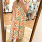 🔥HEISSER VERKAUF💃✨ Vintage Blumenmuster lockerer ärmelloser Jumpsuit